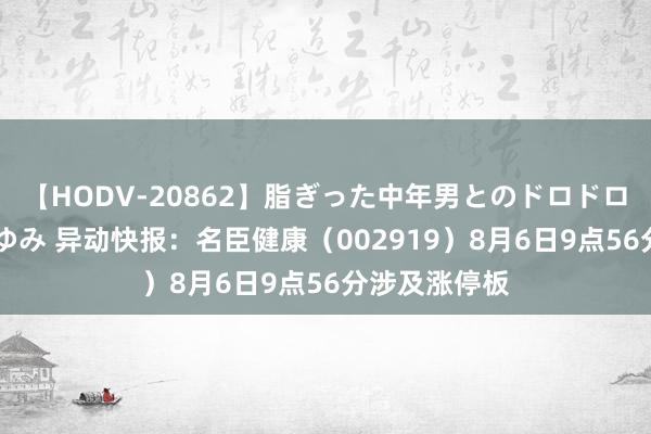 【HODV-20862】脂ぎった中年男とのドロドロ性交 望月あゆみ 异动快报:名臣健康(002919)8月6日9点56分涉及涨停板
